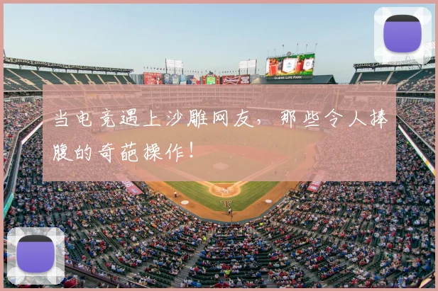 当电竞遇上沙雕网友,那些令人捧腹的奇葩操作!